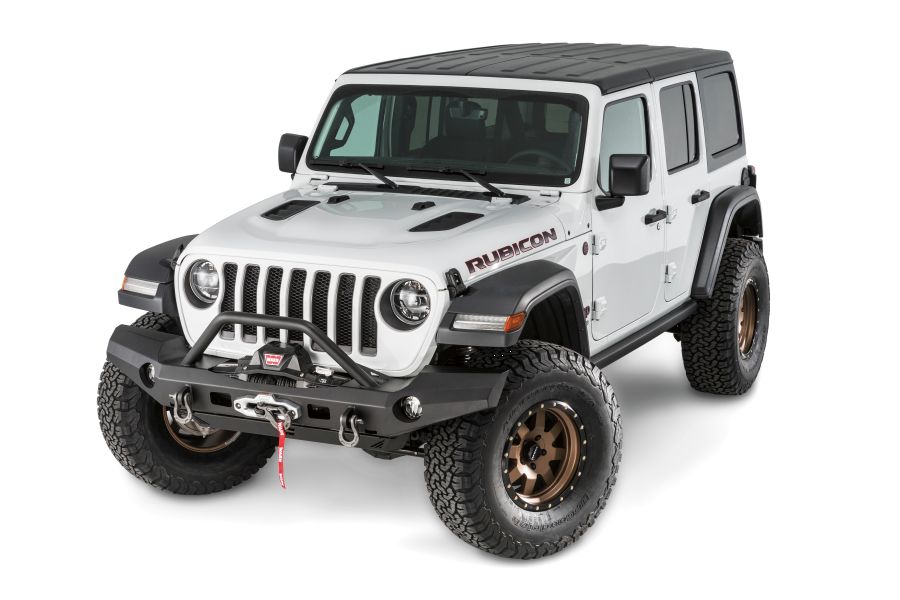 WARN ''Elite'' Seilwindenstoßstange Jeep Wrangler JL, mit Kühlergrill Bügel