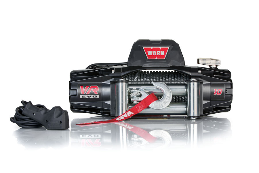 Seilwinde WARN VR EVO 10 12V 4.536 kg Zugkraft, Stahlseil