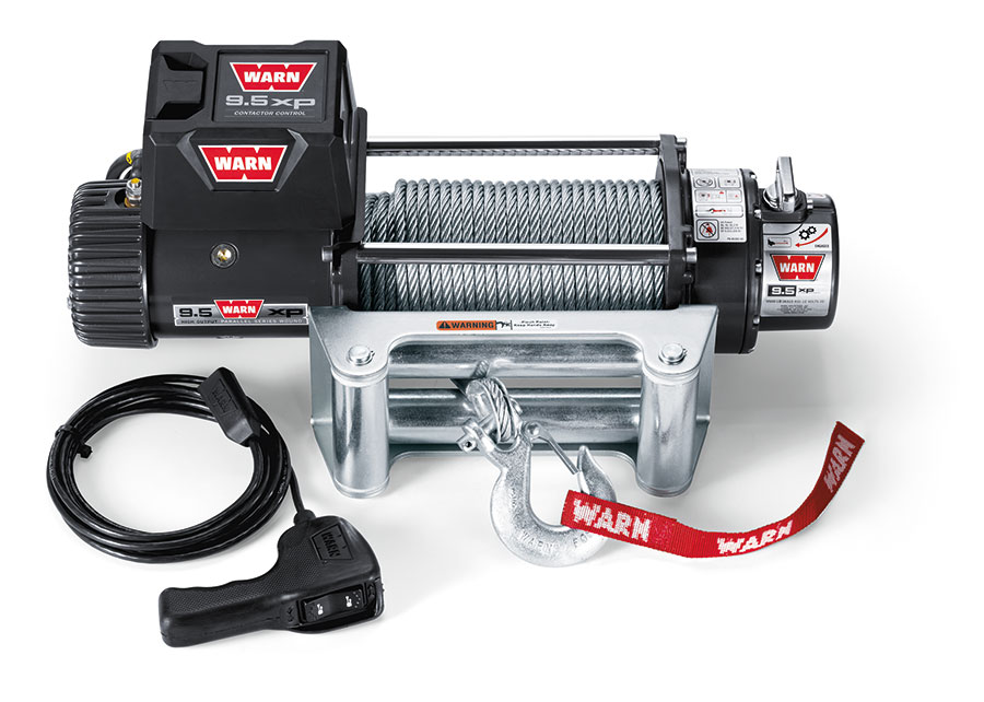 Seilwinde WARN 9.5XP 12V 4.300 kg Zugkraft inkl. Funkfernbedienung