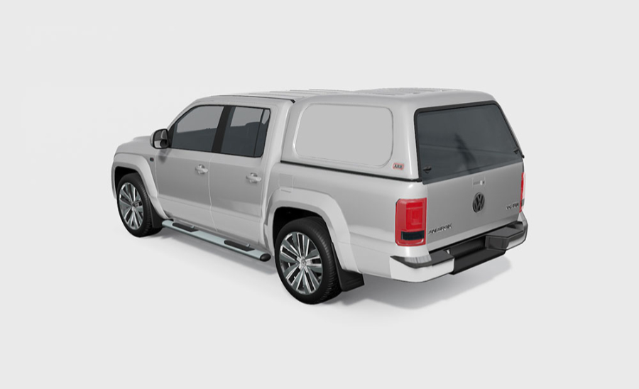 Basic Hardtop für VW Amarok DC flach, glatt, seitlich geschlossen