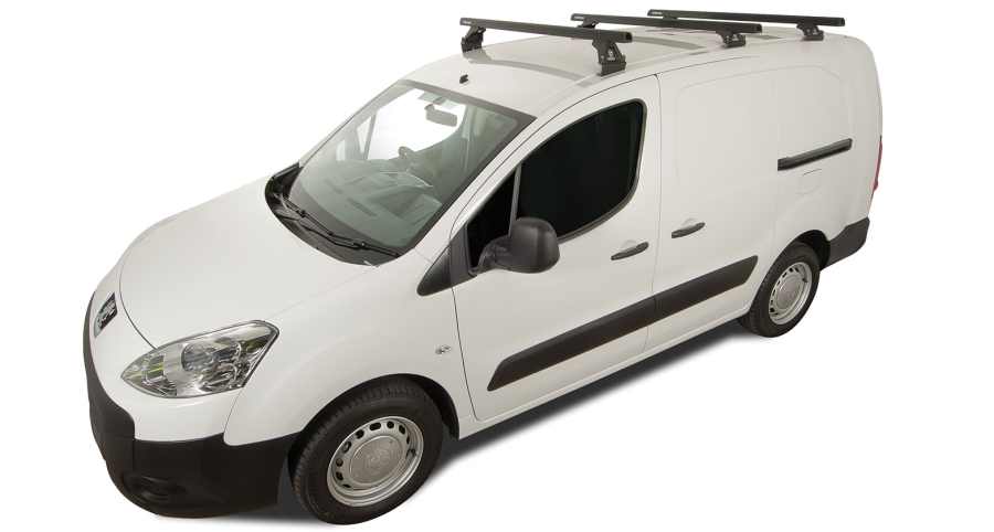 Rhino Rack HD Querträger (3), 1375mm Citroen Berlingo `03/09->, inkl. Fusskit
