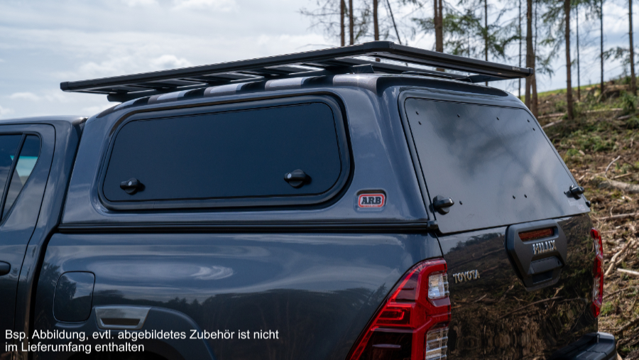 Aluminium Heckklappe flach, ARB-Top Hilux DC/XC ab 2015 (CLS59,CLS63)