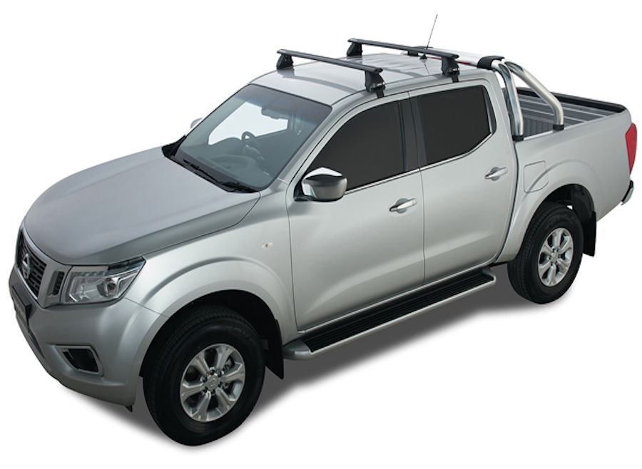 Rhino Rack 2500 mit Vortex (2) 1260mm, Nissan D23, Renault, Doppel, Klemmsystem