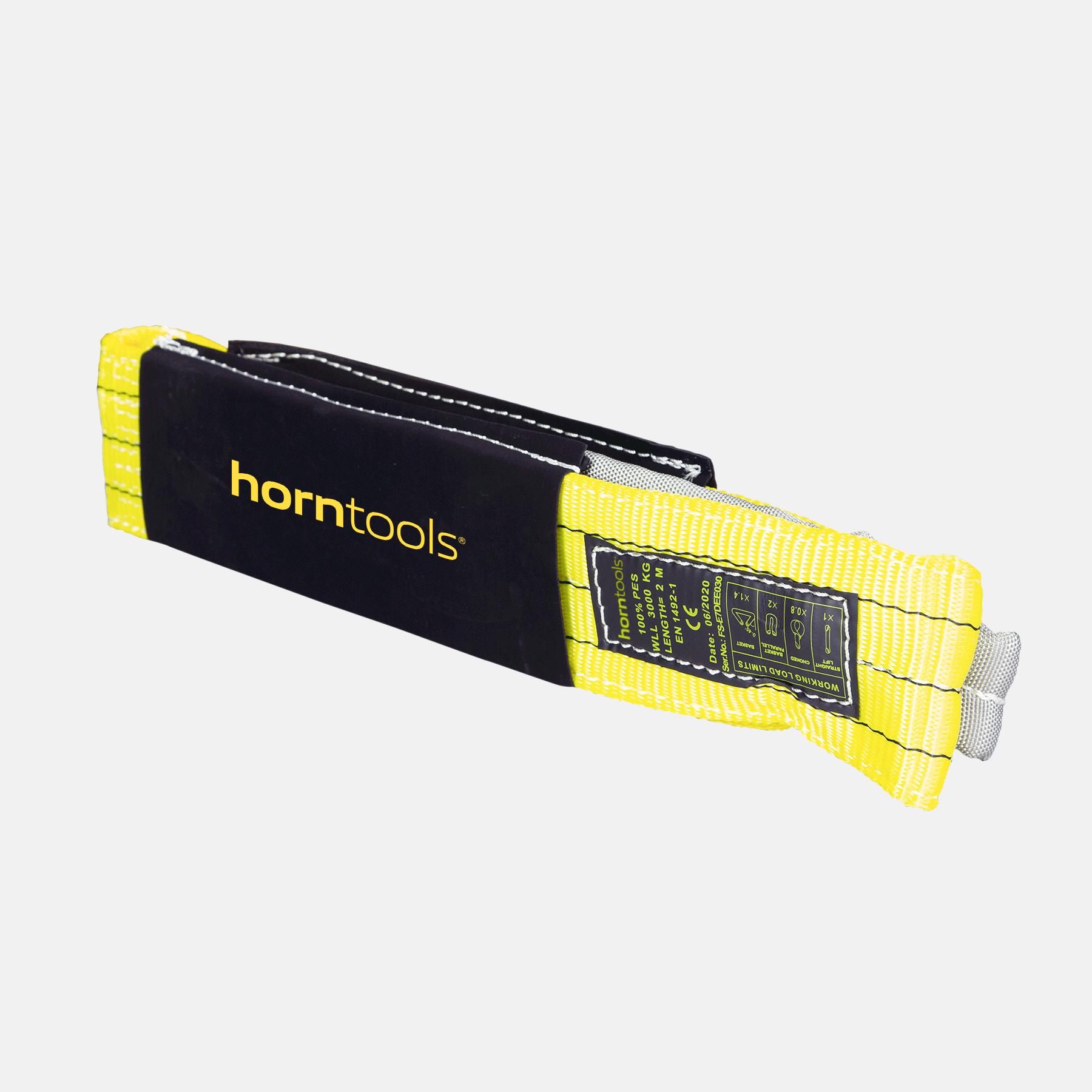 horntools Bergegurt gelb 21 Tonnen Bruchlast 6.0 Meter
