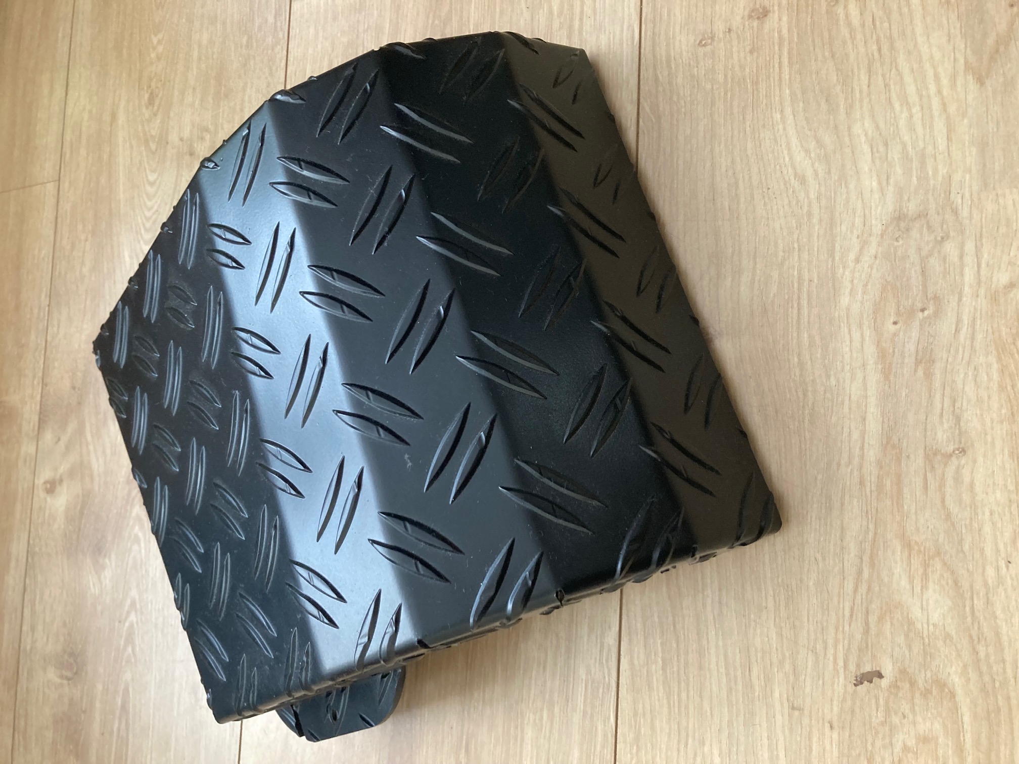 Snow Cowl Abdeckung Heizung Lufteinlass Alu Riffel Defender Land Rover Kotflügel