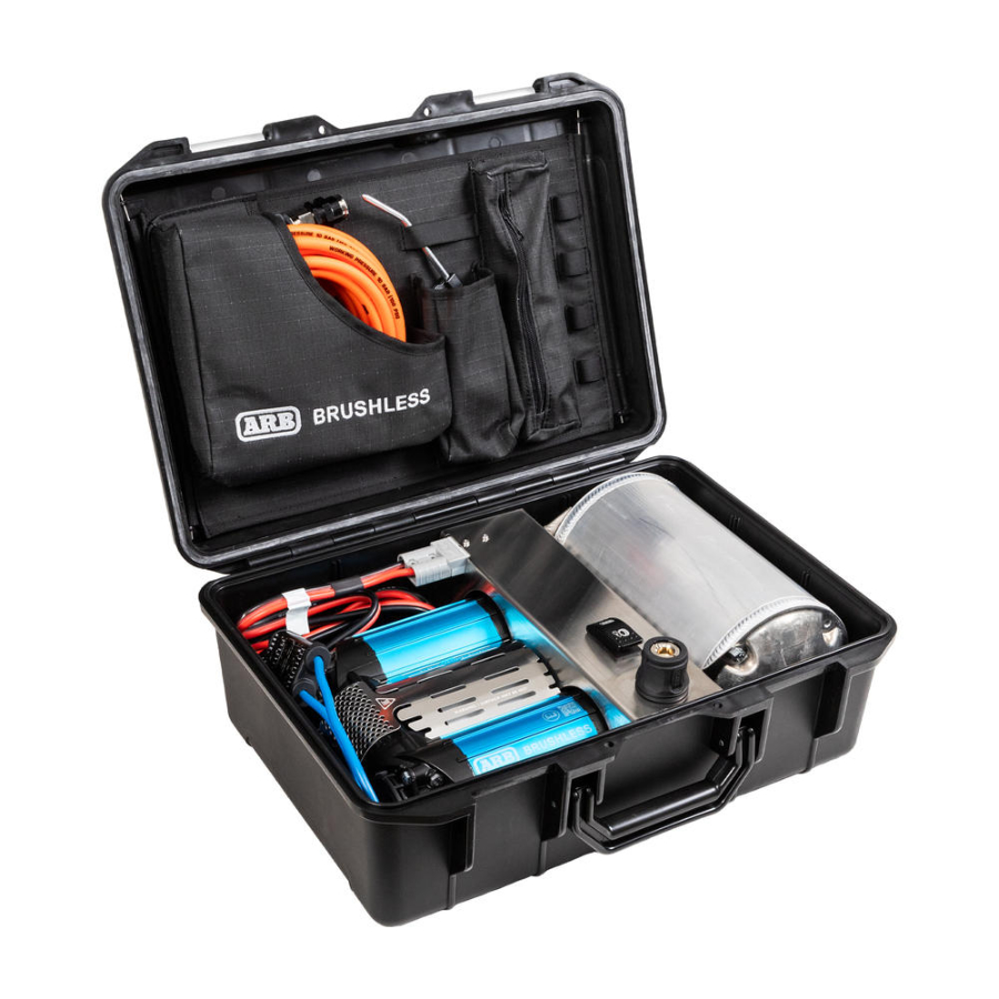 ARB Brushless Doppelkompressor 12-Volt, im Koffer inkl. Zubehör, CKBLTP12