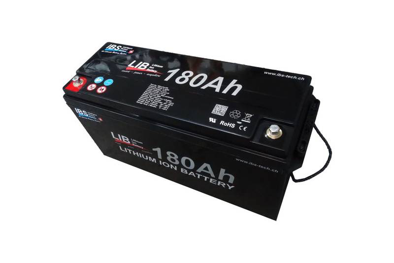 IBS 180Ah LiFePO4 Lithium Batterie 485x170x220mm