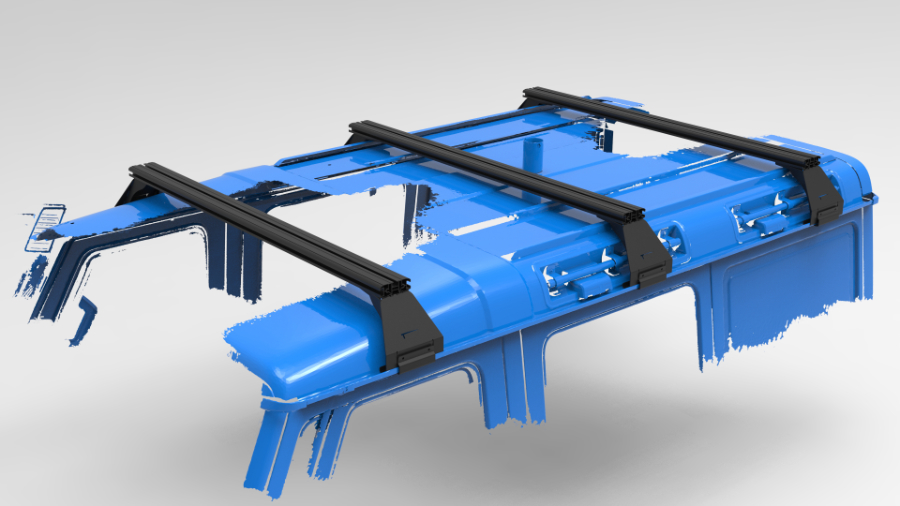 Rhino Rack Reconn Bar 1500mm (3) Ineos Grenadier inkl. Fußkits für ...