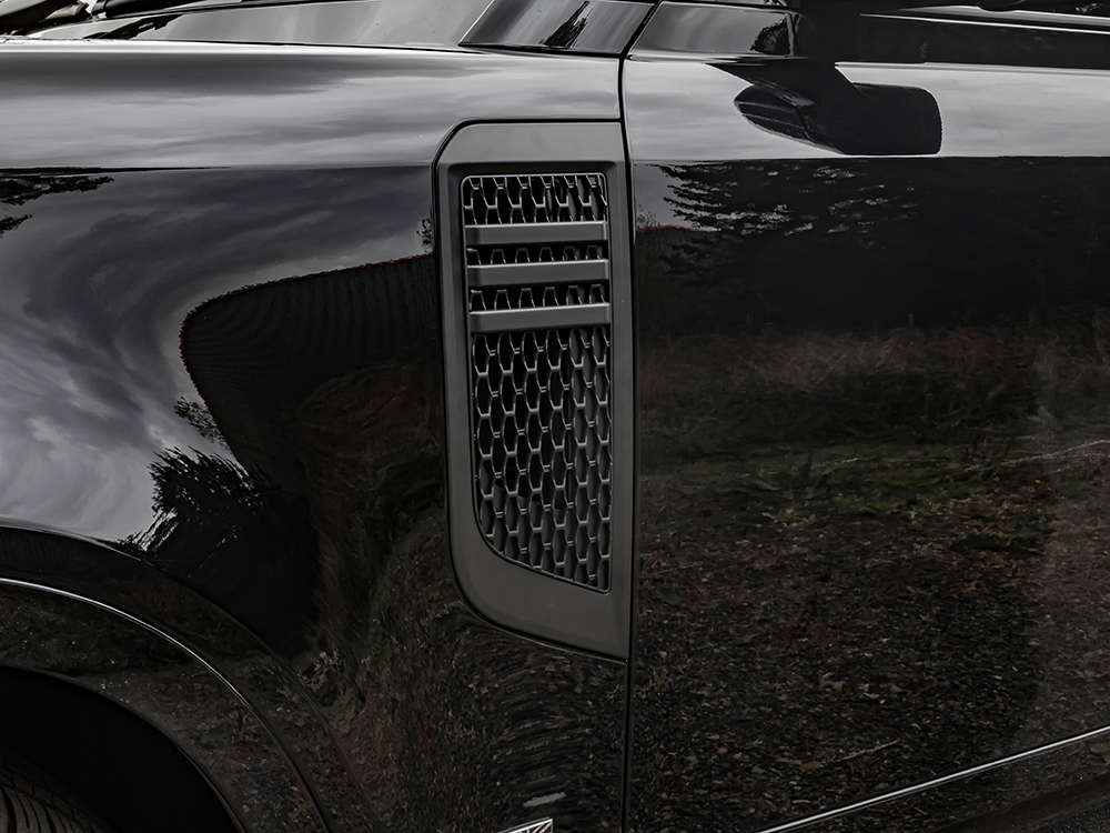 DA3938_extra Ansauggitter Set Schwarz Matt