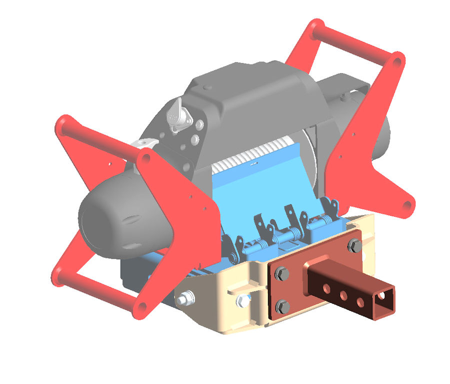 Adapter auf Multimount für Seilspulung 1-24441