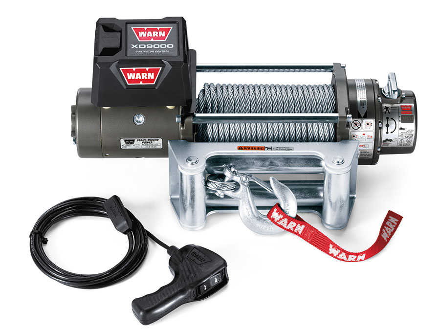 Seilwinde WARN XD9000 12V 4.100 kg Zugkraft
