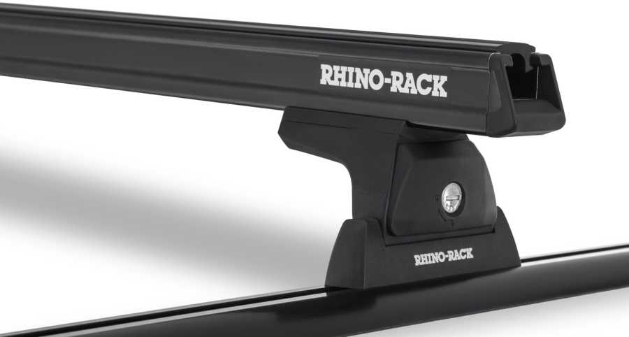 Rhino Rack HD Querträger 1250mm schwarz, (2) inkl. RLT600 (4) und Muttern für RSI