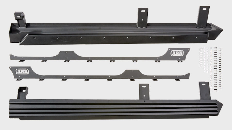 ARB-Rock Sliders Jeep Wrangler JL 4-Türer, schwarz