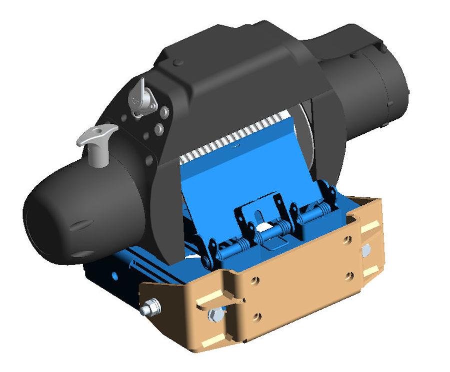 Universalhalter hinten für 1-24441 Seilspulung