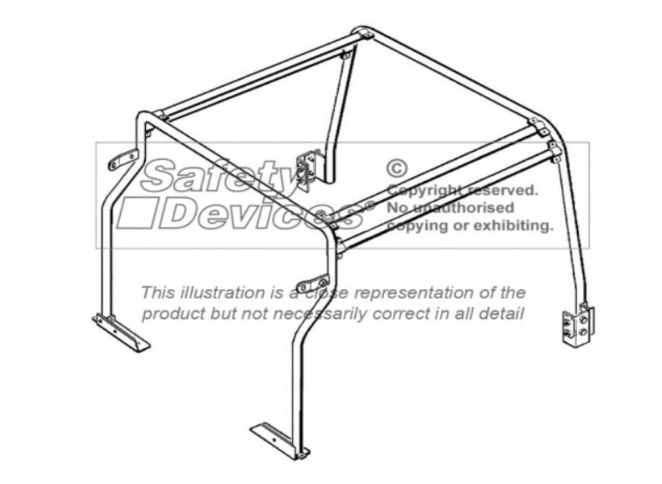 Interner halber Überrollkäfig Für Defender 110 CSW