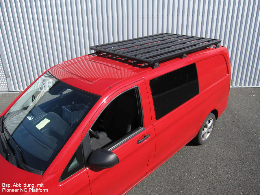 Rhino Rack Pioneer 6 Plattform 2100x1430 Mercedes Vito lang (5140mm), mit RLT600