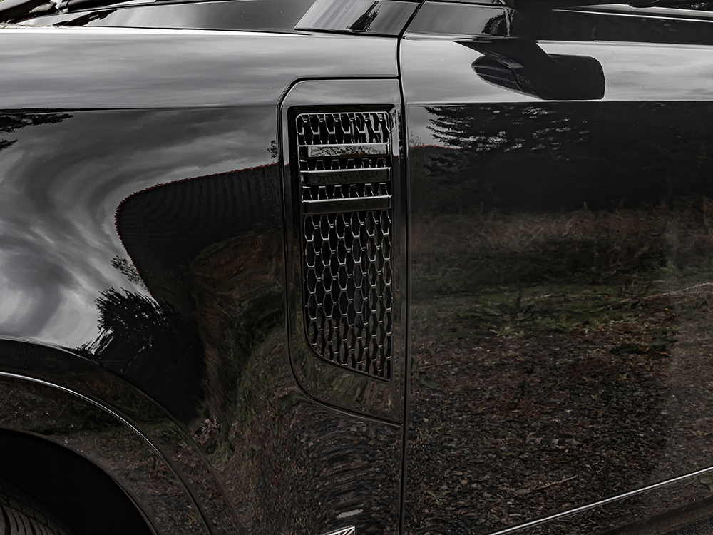 DA3935_extra Ansauggitter Set Schwarz Gloss