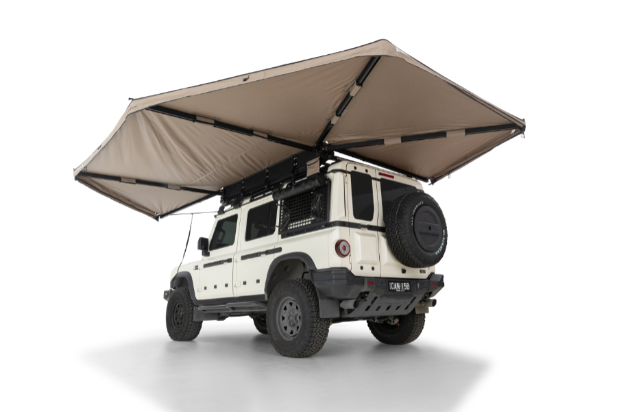 Rhino Rack Batwing 270 freitragende Markise, rechte Seite, inkl. Halter