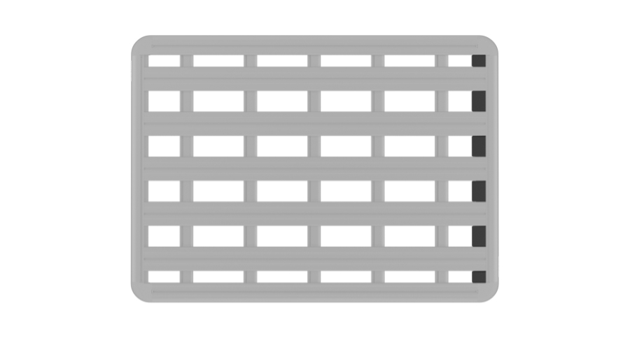 Rhino Rack Pioneer 6 Windschutzeinsätze Set für 1380mm breite Plattformen