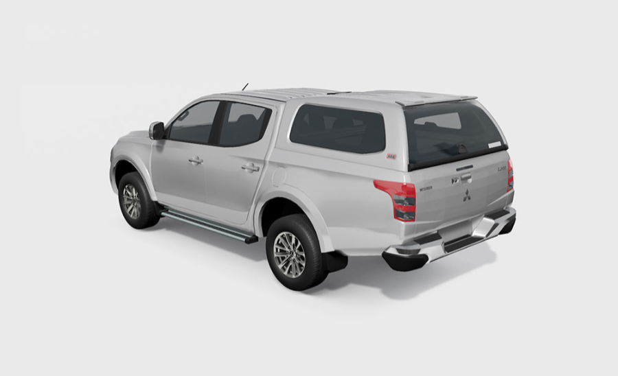 ARB Ascent Hardtop, Mitsubishi L200 ab 15, Doka, seitl. Klappfenster, Xirallic
