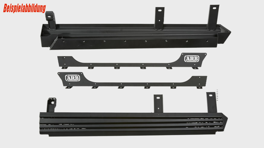 ARB-Rock Sliders Jeep Wrangler JL 2-Türer, schwarz