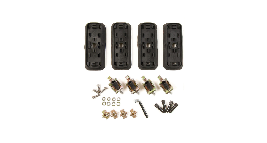 Fußkit für Rhino 2500 Multi Fit System 4 Klammern und 4 Gummiunterlagen