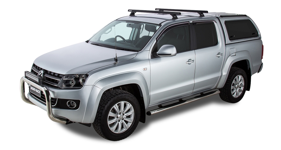 Rhino Rack HD Querträger 1375mm, (2) VW Amarok bis `23, inkl. RCP24+RCH4