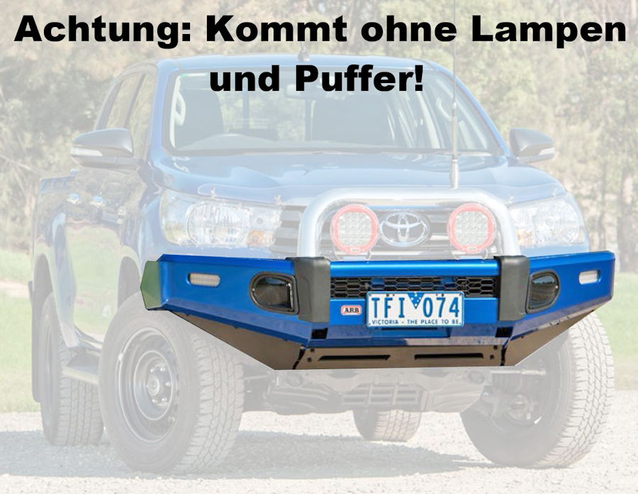 ARB-Saharabar TOYOTA HILUX REVO `16-`18 ohne Bügel und Gummipuffer, o. Sensoren