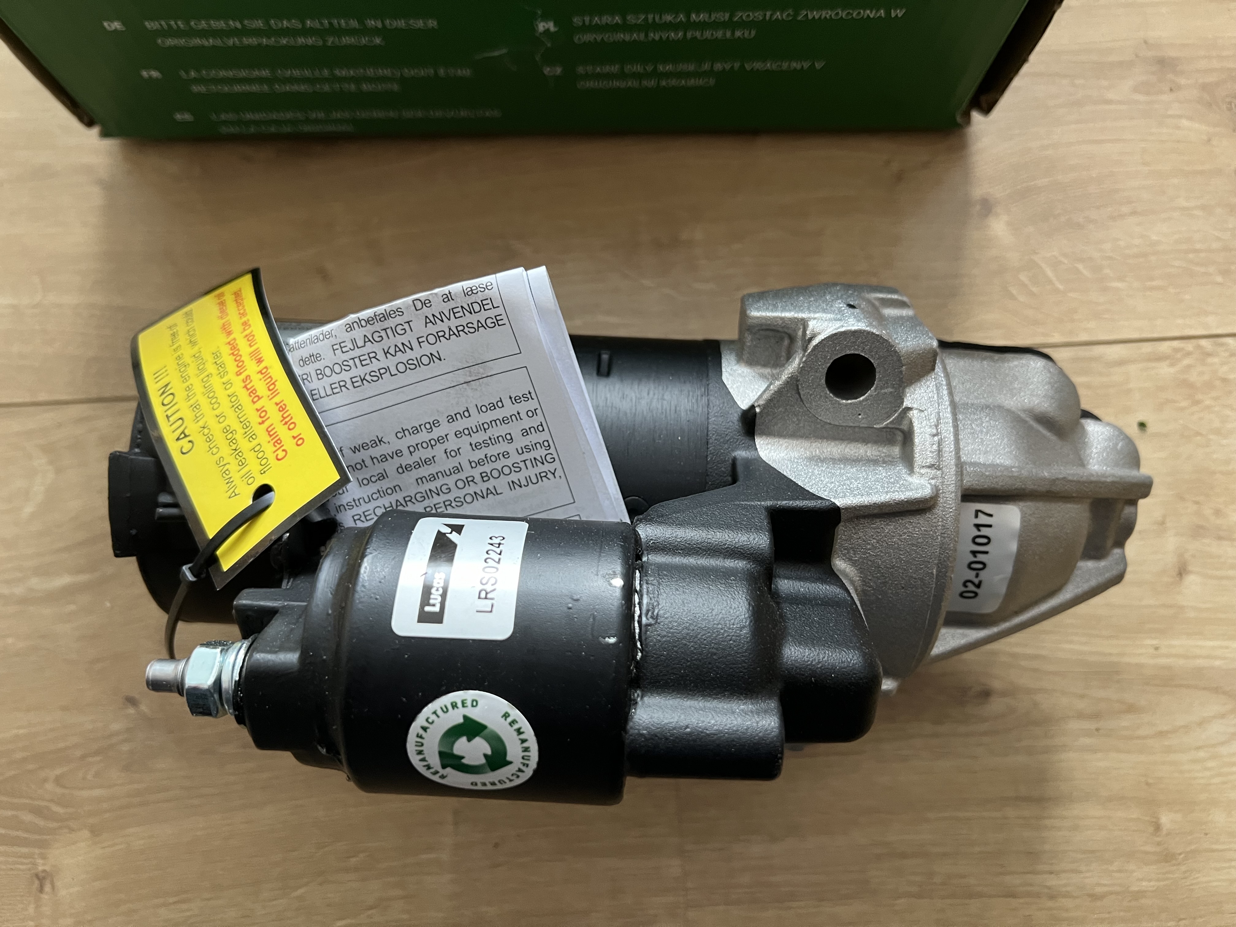 Anlasser Defender TD4, Lucas