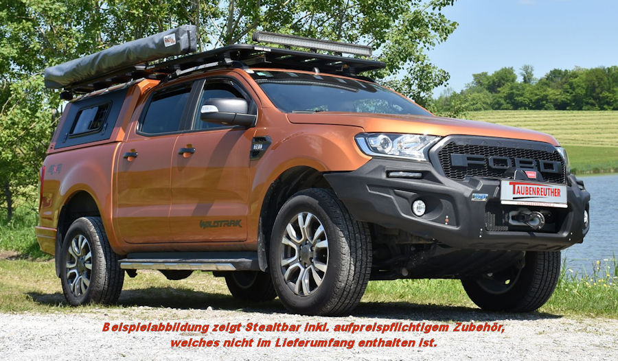 ARB-Stealthbar Ford Ranger PX II & PXIII mit Seilwindenaufnahme, schwarz