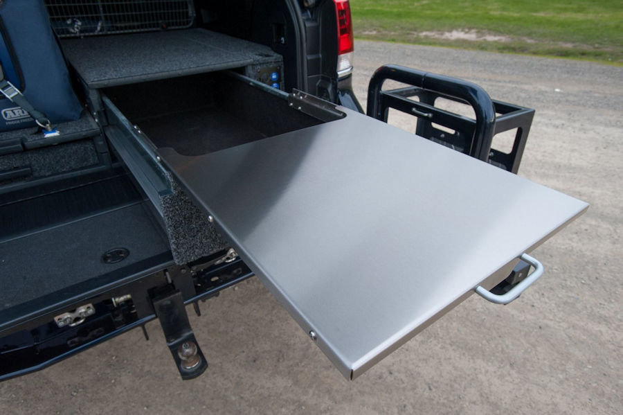Outback Ausziehtisch für Schublade RD1045, Edelstahl, 535mm