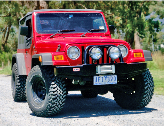 ARB-Windenstoßstange Wrangler TJ/YJ #3450350, schwarz,
