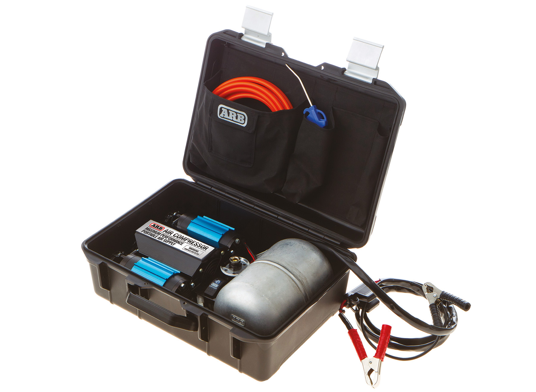 ARB-Doppelkompressor 24-Volt, CKMTP24, inkl. Zubehör, 6m Schlauch und 4 l Tank,