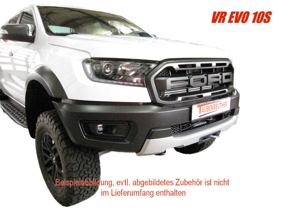 Seilwinden Set für Ford Ranger Raptor 2019 - 11/2022, inkl. WARN VR EVO 10s