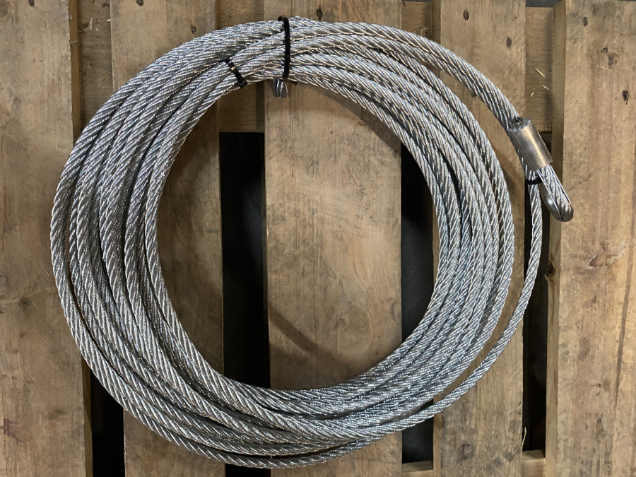 WARN Stahlseil 24 m x 9,5 mm, für WARN ZEON 10 & 12, 12.0 X