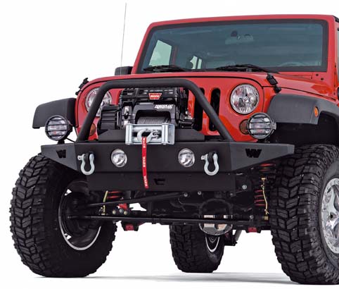 Windenanbausatz Jeep Wrangler JK, für Rock Crawler Stoßstang *TN*