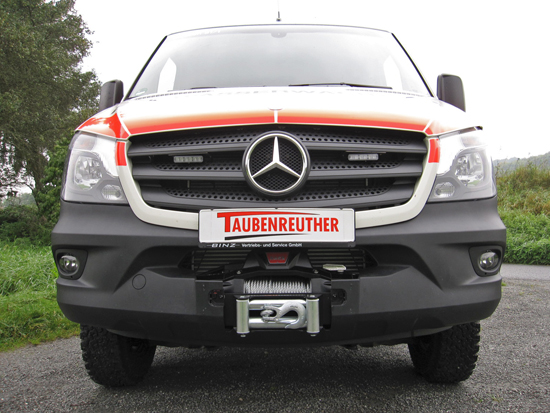 Windenanbausatz Mercedes Sprinter `06-18 VW Crafter -> `12/16, ohne Seilwinde