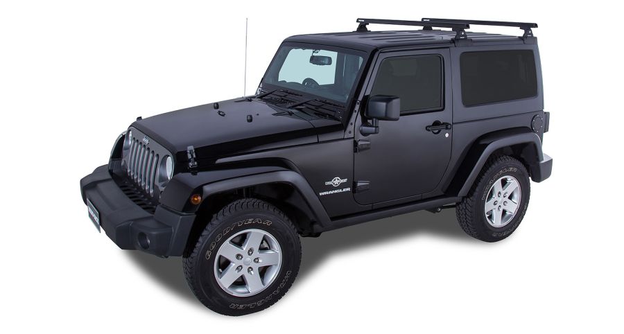Rhino Rack Heavy Duty 1500mm (2),schwarz Backbone, RLT600, Wrangler JK, 2-trg