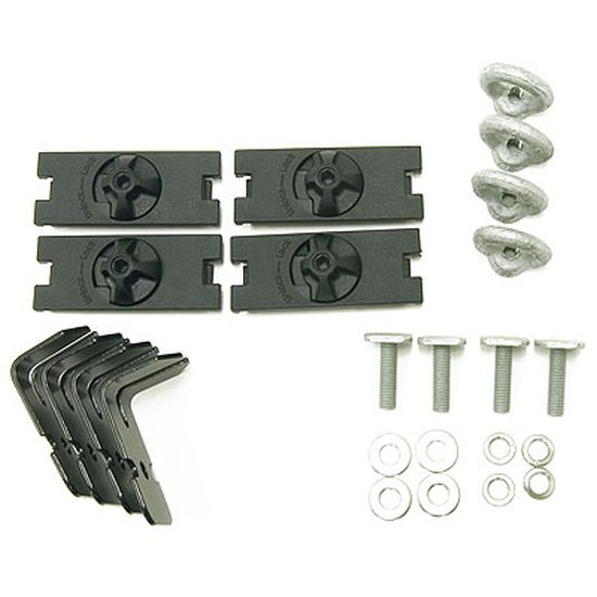 Adapter für Rhino Alu-Gepäckkorb 2 Querträger/3 Planken Vortex Bars