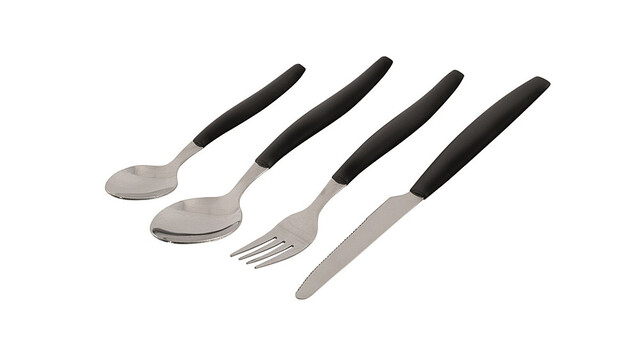 Besteckset Box Outwell Farbe schwarz