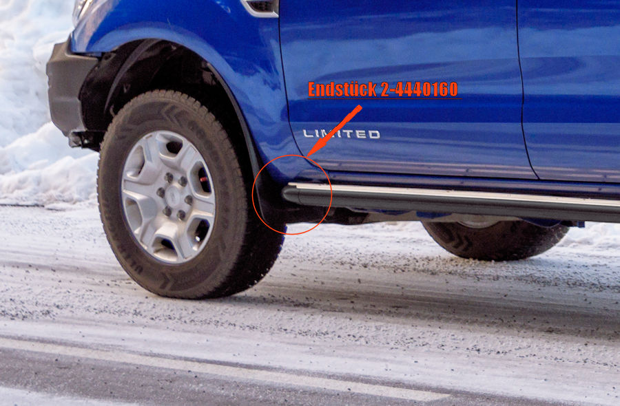 ARB Summit Side Step Endstücke Ford Ranger PXII & PXII, DC & EC, `15 - `23