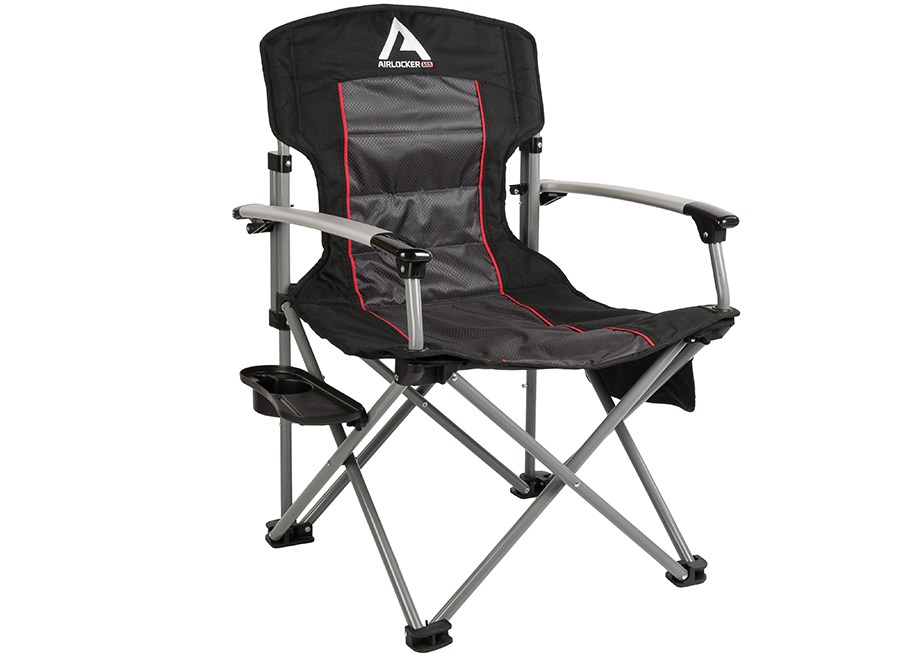 ARB Campingstuhl ''Airlocker'' mit Ablage und Getränkehalter, bis 150 kg
