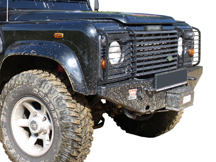 Seilwinden Set Rover Defender neue Ausführung mit WARN 9,5XP
