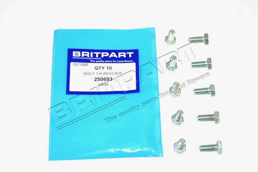 250693 BOLT 1/4 INCH BSF