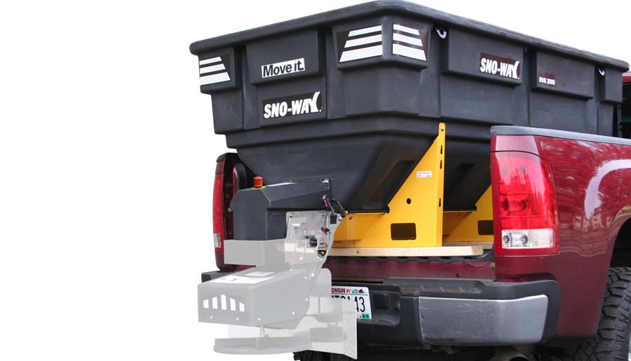 SNO-WAY V-Streuer RVB2000, 1520 l, 12V inkl. Vibrator und Steuerung