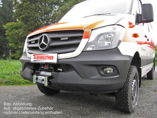 Seilwinden Set Mercedes Sprinter 06-18 & VW Crafter ->12/16 inkl. WARN VR EVO 10S