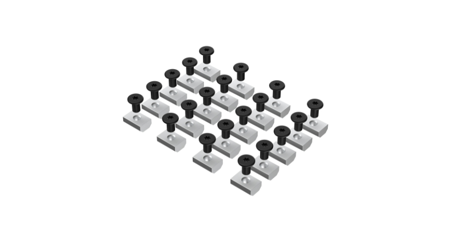 Rhino Rack ''Pioneer 6'' M6 Schrauben & Einschubmuttern 20er Set