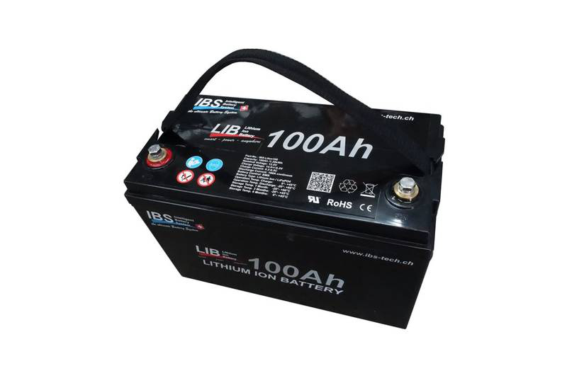 IBS 100Ah LiFePO4 Lithium Batterie 329x172x214mm