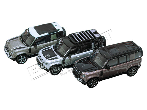 New Defender 90/110/110X MODELLE IM MASSSTAB 1:76