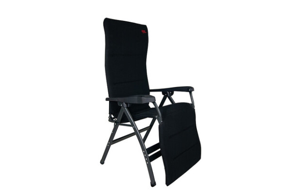 Liegestuhl CRESPO Air-Deluxe Alu, Farbe schwarz
